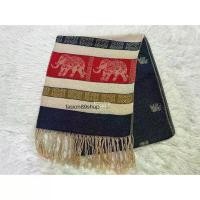 ราคา COD. ผ้าพันคอ ผ้าคลุมไหล่ ลายช้าง ผ้าพันคอลายไทย มีหลายสี(พร้อมส่ง) (1732653994175464571)