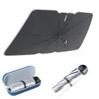 ราคา ม่านบังแดดรถยนต์ พับได้ ร่มกระจกหน้ารถ ผ้าม่าน ม่านบังแดดหน้าต่างด้านหน้า อุปกรณ์ป้องกันแสงแดด Car กรีน กันแดด (1730858931591022864)