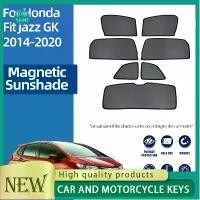 ราคา ม่านบังแดดรถยนต์แม่เหล็ก, สำหรับ Honda JAZZ GK 2014-2020 Fit, โครงตาข่ายกระจกหน้ารถ, ผ้าม่าน, เหมาะสำหรับทารกและหน้าต่างด้านข้างด้านหลัง, โล่บังแดด, Xps (1732787718529189018)