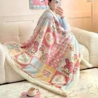 ราคา ผ้าห่ม นาโนขนแกะ หนานุ่ม เนื้อผ้านุ่มฟู สามารถใช้ปูนอน ห่มบนรถได้ (1734140840360576286)