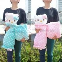 ราคา หมอนข้าง ผ้าห่ม Kitty คิตตี้ 22นิ้ว (1734323274905257714)