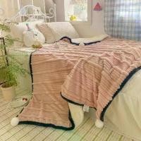 ราคา ผ้าห่มขนกระต่ายระดับไฮเอนด์ หรูหราราคาไม่แพง สไตล์เจ้าหญิง Ins แนะนำโดย Xiaohongshu เหมาะสำหรับงีบหลับสำนักงานและหอพัก ตุ๊กตา สติช ผ้าห่ม ผ้าปูที่นอน 3ฟุต ท็อปเปอร์ 5ฟุต คลุมหัว เขี้ยว กุด muji (17315