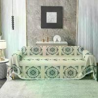 ราคา โซฟาพร้อมผ้าไหมด้านหน้า สไตล์โบฮีเมียน พิมพ์ลายดอกไม้สี่เหลี่ยม มีปอมปอม เหมาะสำหรับโซฟา 1-4 ที่นั่ง ซักเครื่องได้ เหมาะสำหรับตกแต่งห้องนั่งเล่นและห้องนอน สามารถใช้เป็นผ้าโพกหัว (1731526739383977261)