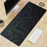 ราคา แผ่นรองเมาส์ สีดำ ขนาดใหญ่ แผ่นรองโต๊ะเกม สำหรับโต๊ะคอมพิวเตอร์ เสื่อคีย์บอร์ดเกม เหมาะสำหรับสำนักงานและรถยนต์ พรม ทำจากยางธรรมชาติ (1734193673364342159)