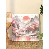 ราคา ภาพวาดสีน้ำมันแบบดิจิตอล แฮนด์เมด DIY สไตล์จีน ภูมิทัศน์ ภาพวาด 2025 รุ่นใหม่ เติมทิวทัศน์จีน สีน้ำมัน ภาพวาดตกแต่ง (1732836572971369611)