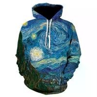 ราคา 2023ใหม่Harajuku Van GoghภาพวาดStarry Night 3Dพิมพ์Hoodieผู้หญิง/ผู้ชายแฟชั่นHip-Hop Popเสื้อกันหนาวบุรุษHoodies (1733900757645625094)