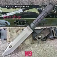 ราคา อุปกรณ์เดินป่า มีด มีดพกทหาร มีดพกเดินป่า มีดพกใบตาย M9 รุ่น MK103021 ใบเลส สินค้าขายดี (1734003503084635387)