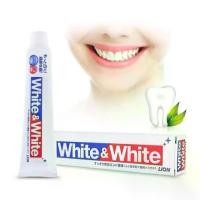 ราคา ญี่ปุ่นแท้ ยาสีฟัน LION White & White Toothpaste 150g ยาสีฟัน สูตรปรับฟันขาว รสมินต์สดชื่น (1734223476629865593)