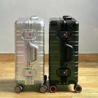 ราคา กระเป๋าเดินทาง รถเข็น วัสดุโลหะผสมอลูมิเนียม-แมกนีเซียม ขนาด 20/24/29 นิ้ว เหมาะสำหรับขึ้นเครื่องบิน รวมกระเป๋าเดินทาง (1733689811792266445)