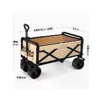 ราคา สวัสดิการลด รถเข็น พับได้ Wagon พับแบบพกพา Wagon สำหรับ Camping Garden Shopping Sports (1734304950391834145)