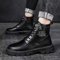 ราคา รองเท้าบูทผู้ชาย หนัง สูงด้านบน สไตล์ธุรกิจ รองเท้าบูทลำลอง Brogue สำหรับผู้ชาย หนังแท้ Dr. มาร์เทนส์ รองเท้าบูท (1731501422130268160)