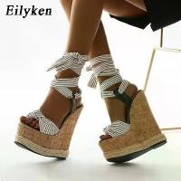 ราคา รองเท้าแตะส้นเตารีดฤดูร้อน, Eilyken, สีขาวทึบ, สำหรับผู้หญิง, แฟชั่น, รองเท้าส้นสูง, สายรัดข้อเท้า, รองเท้าตาข่ายเปิด, สุภาพสตรี (1731121849257265306)