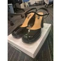 ราคา รองเท้าส้นสูง สีดำ Nine west เบอร์ 9 สไตล์การระเบิด (1733248005380146314)
