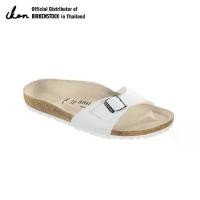 ราคา BIRKENSTOCK Madrid BF White รองเท้าแตะ Unisex สีขาว รุ่น 40731 (regular) (1730287673278171232)