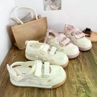 ราคา รองเท้าแตะแบบเวลโครดีไซน์ซากุระ LZ6121 พื้นรองเท้าลาเท็กซ์ สำหรับผู้หญิง สีขาว รองเท้าผ้าใบสไตล์เฉพาะตัว รองเท้าแตะ ผู้หญิงเเบบคีมดาวเทียม รองเท้าสูง 2 นิ้ว birken เห็ดขึ้น แซงกี (1733215248614524176)