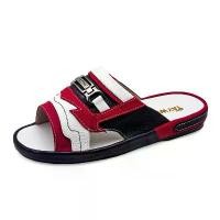 ราคา TAYWINแท้ เทวินทร์แท้ รองเท้าแตะ SKF-27 Size39-47 หนังกลับสีแดง-หนังปั่นนิ่มสีขาว-ปั่นนิ่มสีดำ คําแนะนําผลิตภัณฑ์ใหม่ของเดือนนี้ (1734333354744054888)