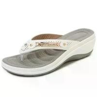 ราคา รองเท้าแตะผู้หญิง สไตล์ฤดูร้อน กระดุมโลหะ รองเท้าสไลด์ รองเท้าส้นเตารีด รองเท้าแตะลำลอง รองเท้าแตะชายหาดส้นเตารีด รองเท้าแตะส้นเตารีดสำหรับใส่นอกบ้าน สำหรับผู้หญิง (1730590244918233793)