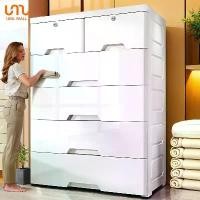 ราคา ลิ้นชัก ลิ้นชักใส่ของ เพิ่มหนาตู้ลิ้นชักพลาสติก ชั้นเก็บเสื้อผ้า ลิ้นชักใส่เสื้อผ้า ลิ้นชักสีขาว PP ประหยัดพื (1733583498236430225)