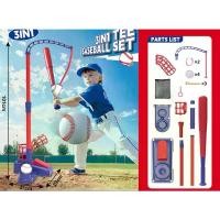 ราคา ชุดเครื่องขว้างลูกเบสบอลสำหรับเด็ก 3 ใน 1 พร้อมแป้นเหยียบ ปรับระดับความสูงได้ เหมาะสำหรับการเล่นกีฬาทั้งในร่มและกลางแจ้ง มาพร้อมของเล่นฝึกซ้อมตีลูกพร้อมไม้ตี ลูกบอล และตาข่าย (1733932247969334463)