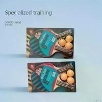 ราคา แบรนด์ XYZ เครื่องมือฝึกซ้อมปิงปองสำหรับโรงเรียนประถมและมัธยม ป้องกันกาว ไม้ตีสองหน้า ลูกบอล โต๊ะกีฬา เทนนิส ปิงปอง ออกแบบสองด้าน ทนทานและกันลื่น เหมาะสำหรับการฝึกอบรมระดับมืออาชีพ (173379781565058358