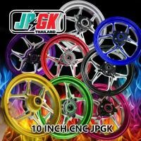 ราคา ล้อ10นิ้ว CNC CUSTOM BY JPGK สำหรับจักรยานแม่บ้านซิ่ง มอเตอร์ไซ10นิ้ว (1733008605198189813)
