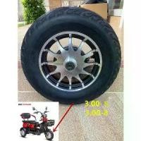 ราคา ยาง พร้อมแม็กสำหรับมอเตอร์ไซค์ไฟฟ้า 3ล้อ 3.00-8 / 3.00-10 4.00-12 (1733863552614827439)