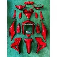 ราคา qwed40 ขายร้อน ชุดเฟรม17ชิ้น Wave110i 2011-2018 wave110i new ชุดสีแดงแก้ว ชุดสี แถม สติ๊กเกอร์ (1732777716694746782)