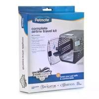 ราคา Petmate Airline Travel Kit อุปกรณ์เสริม Box/กรง สุนัขขึ้นเครื่องบิน ชามเกาะกรง+แผ่นรอง+น๊อตเหล็ก+zip ties+สติ๊กเกอร์ (1734328117869053005)