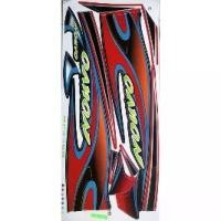 ราคา สติ๊กเกอร์ NOUVO ตัวเก่า รุ่น1 ติดรถ สีแดง เฟรมรถ ชุดสี กาบรถ นูโว (1733021639019955337)