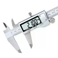 ราคา เวอร์เนียร์วัดความยาว ความละเอียดสูง ดิจิตอล เวอร์เนียร์ คาลิปเปอร์ พร้อมถ่าน digital vernier caliper ไม้บรรทัดดิจิต ที่ วัด ขนาดไซส์ ผู้ ชาย 49 ตลับ เมตร ยกโหล สาย วัด (1732762547928073939)