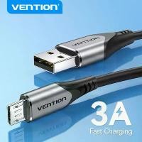 ราคา สายชาร์จ Vention สาย Micro USB ชาร์จเร็ว สายข้อมูล USB 3A ไนลอน สำหรับ Samsung Huawei Xiaomi Oppo Vivo Nexus Nokia โทรศัพท์มือถือ แท็บเล็ต Android สาย USB เป็น Micro USB 2.0 สายชาร์จเร็ว (173384673314