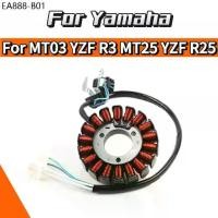 ราคา อุปกรณ์ตกแต่งมอเตอร์ไซค์ เหมาะกับ สายไฟ คอยล์จุดระเบิด สเตเตอร์ Yamaha MT03 YZF R3 MT25 YZF R25 (1734235118144423094)