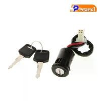 ราคา [Perfk1] สวิตช์สตาร์ทเครื่องยนต์รถจักรยานยนต์ ATV สกู๊ตเตอร์พร้อมกุญแจ 2 ชุด สายไฟ 4 เส้น (1733802350721271701)