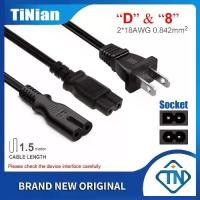 ราคา สายพาวเวอร์ซัพพลาย, IEC320 C7, 2 พิน, 8 D ประเภท, สายไฟ AC US, สายชาร์จ, เข้ากันได้กับ Marshall Stockwell, Emberton ลำโพงบลูทูธแบบพกพา ทองแดง สีดำ (1730956502227782297)