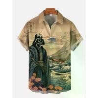 ราคา 3D เสื้อเชิ้ตแขนสั้นพิมพ์ลายย้อนยุค เสื้อเชิ้ตแขนสั้นพิมพ์ลายย้อนยุคสำหรับผู้ชาย เสื้อ สเวตเตอร์ แขนยาว (1733991906963851122)