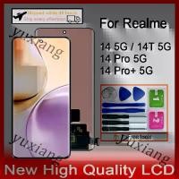 ราคา หน้าจอ AMOLED OLED สำหรับ Realme 14 5G 14T 5G 14 Pro 5G 14 Pro+ Plus 5G เปลี่ยนหน้าจอสัมผัส LCD (1733281428979615664)