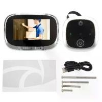ราคา เครื่องดูประตูดิจิตอล, หน้าจอ LCD ขนาด 4.3 นิ้ว, กล้องกริ่งประตู, รูตาแมว, ภาพถ่ายและวิดีโอ (1733194906989135292)