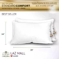 ราคา หมอนหมอนโรงแรม 6 ดาว Luxury รุ่น Standard Comfort เส้นใย Micro Crimp หมอนหนุน ขนาด(19x29 นิ้ว ขนาดมาตรฐาน) ความนุ่มระดับ(นุ่มแน่นกลาง) หมอน นุ่ม หลับสบาย (1733849096755709814)
