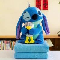 ราคา ผ้าห่มแอร์การ์ตูนสติชใหม่ น่ารัก ตุ๊กตาสติชเป็ดกอด ของเล่นเด็ก หมอน (1733233712988652909)