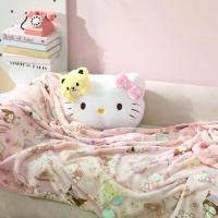 ราคา งีบแบบสาวติดแกลม หมอนผ้าห่ม ผ้าห่มขนาด 150×100 cm + หมอนอิง 38×32 Hello Kitty มาใหม่ (1733791834634880176)