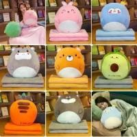ราคา [พร้อมส่ง] ✅ส่งฟรี✅ หมอนผ้าห่ม หมอนผ้าห่มการ์ตูน หมอนผ้าห่ม หมอนอิง ผ้าห่ม หมอน ผ้าห่มพับได้ หมอนพกพา ของขวัญปีใหม่ (1734223365161584018)
