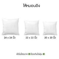 ราคา [เก็บเงินปลายทาง] หมอนอิง-ไส้หมอนอิง Size 20x20-24x24นิ้ว ผ้าไมโครพรีเมี่ยมMicrotex (1733569657770771805)