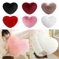 ราคา ใหม่ ขน หมอนรูปหัวใจ รูปหัวใจรัก สีชมพู หมอนนุ่ม ผ้าฝ้าย PP ฟูฟ่อง หมอนอิง ของตกแต่งโต๊ะ (1734265817084691632)