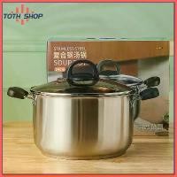 ราคา COD ขนาด 20 ซม./22 ซม./24 ซม. สแตนเลส หม้อ หม้อด้าม หม้อสองหู ชุดหม้อ หม้อญี่ปุ่น หม้อต้ม ชุดเครื่องครัว สแตนเลส สามารถใช้ได้ทุกเตา ต้มซุป ต้มเนื้อ ต้มนมTikTok (1733847854344275705)
