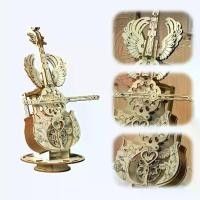 ราคา กล่องดนตรีไม้, ของขวัญคริสต์มาส, จิ๊กซอว์ไม้ 3 มิติของไวโอลินและเชลโล, โมเดล DIY, เครื่องดนตรี 3 มิติแบบกลไก, การประกอบจิ๊กซอว์ไม้เชลโล, การออกแบบปีกนางฟ้า, งานฝีมือไม้ (1733275092444349559)