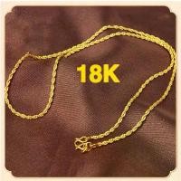 ราคา [Tiktok] สร้อยคอ สร้อยคอทอง ลายกระดูกงูกลม ขนาด 1 สลึง ยาว 18 นิ้ว 24 นิ้ว เครื่องประดับ ทองเหมือนแท้ ผลิตจากช่างฝีมือเยาวราช สร้อยคอ สร้อยคอทองไม่ลอก สร้อยคอทองชุบ สร้อยคอไม่ลอก (1734148804131325606)