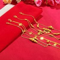 ราคา กำไลข้อเท้าสำหรับผู้หญิง, ของใหม่มาแรง, แฟชั่นเกาหลี, กำไลข้อเท้าลูกปัดนำโชค, วัสดุทองเหลืองชุบทอง, สร้อยข้อเท้าผู้หญิง, เครื่องประดับ (1733566321044523006)