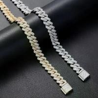 ราคา สร้อยคอคิวบา/สร้อยข้อมือ ICE HUE Bully สำหรับผู้ชาย สไตล์ฮิปฮอป เครื่องประดับ (1731387173401167214)