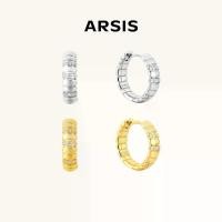ราคา ต่างหูห่วงลายโซ่งูขนาดเล็ก Mix & Match [เครื่องประดับ ARSIS] (1733284408934564973)