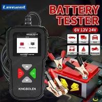 ราคา เครื่องทดสอบแบตเตอรี่รถยนต์, LenSENT BM550 Plus, สามารถตรวจจับระบบแบตเตอรี่ 6V และ 12V และ 24V, CCA 100-2000, เหมาะสำหรับแบตเตอรี่รถยนต์ 2ah-220ah, เครื่องมือ (1730691215381072373)